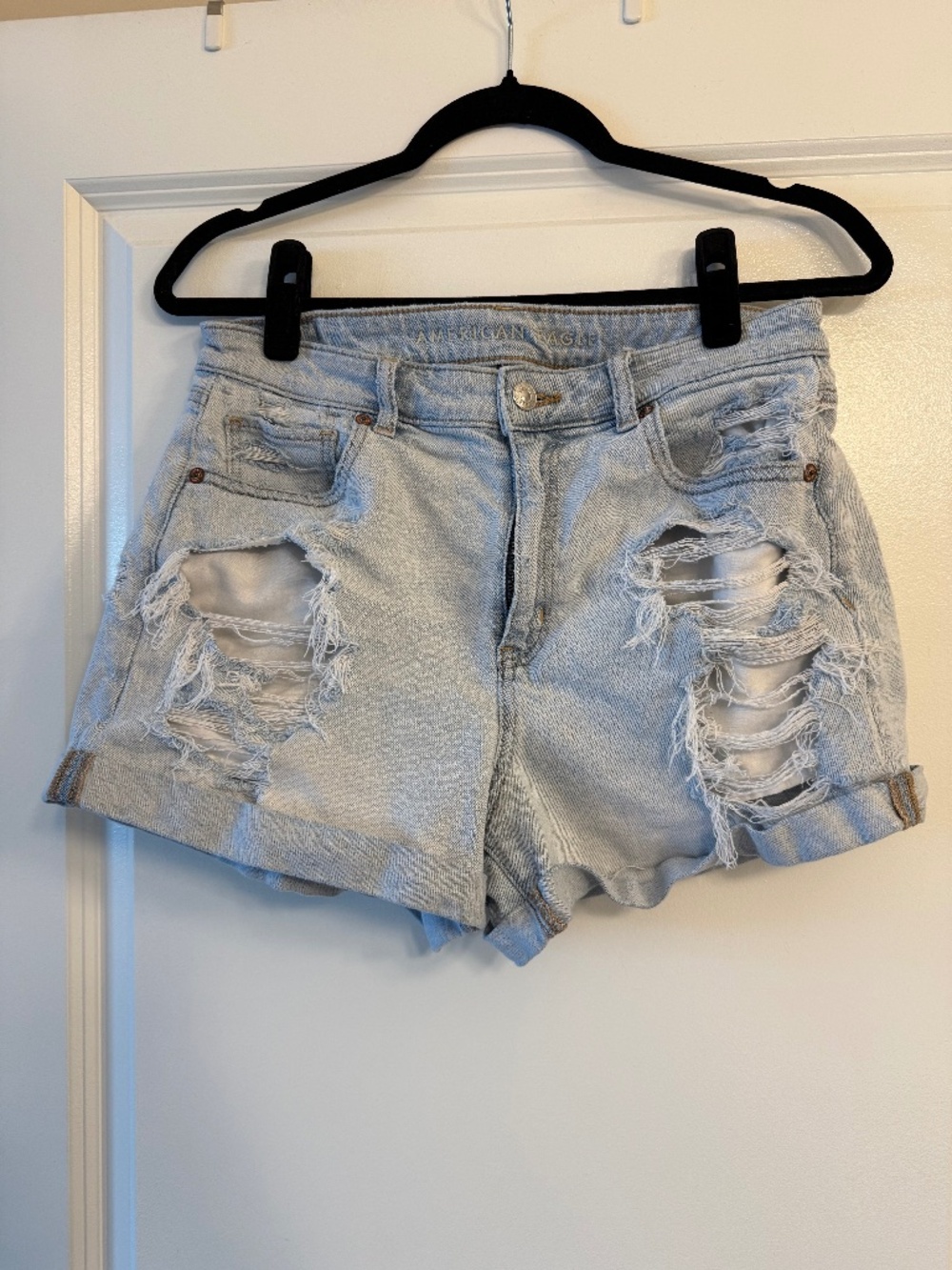 AE Distressed Jean Shorts